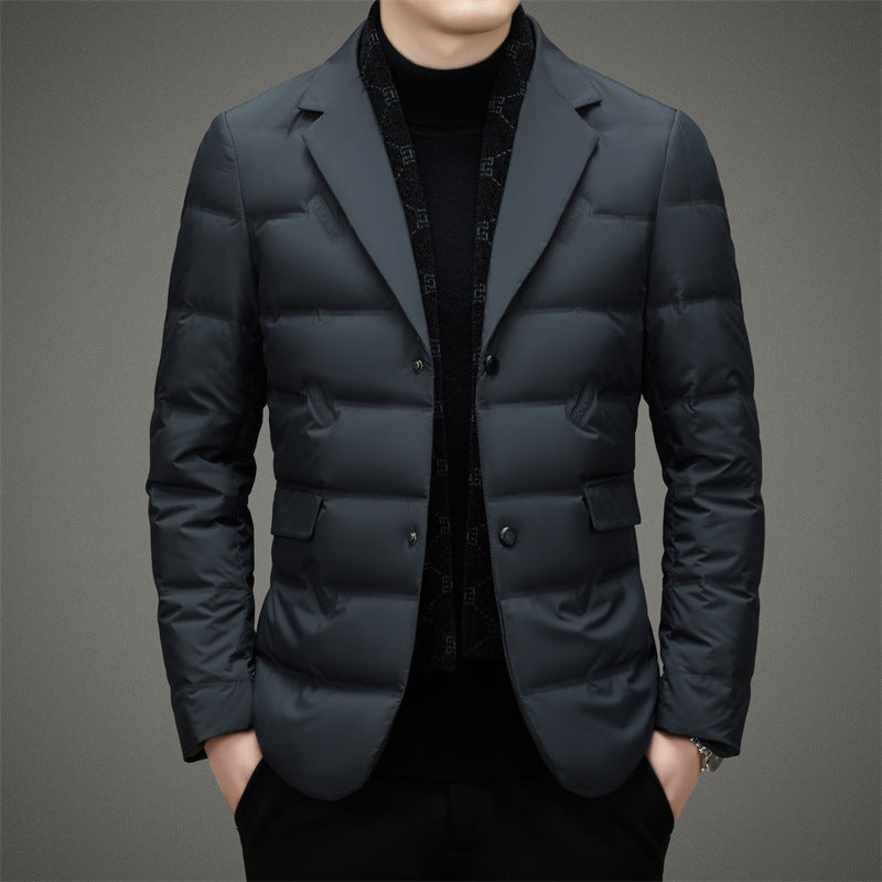 Daunenjacke Damen Taillierte Passform Mittellang