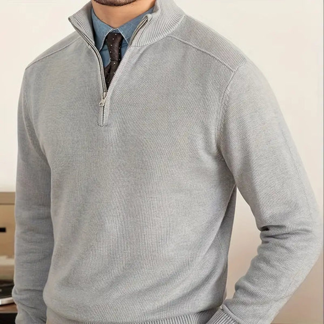 Herren Pullover Modern V-Ausschnitt