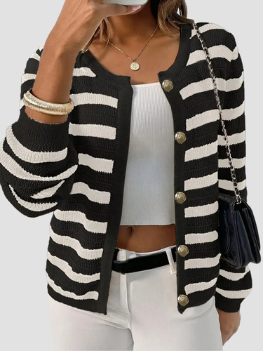 Damen Cardigan Weich Gemütlich Stricken