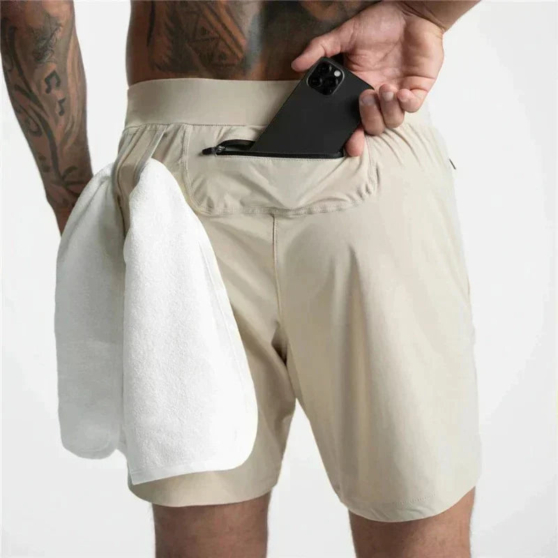 Leichte Herren Sport Shorts Kordelzug