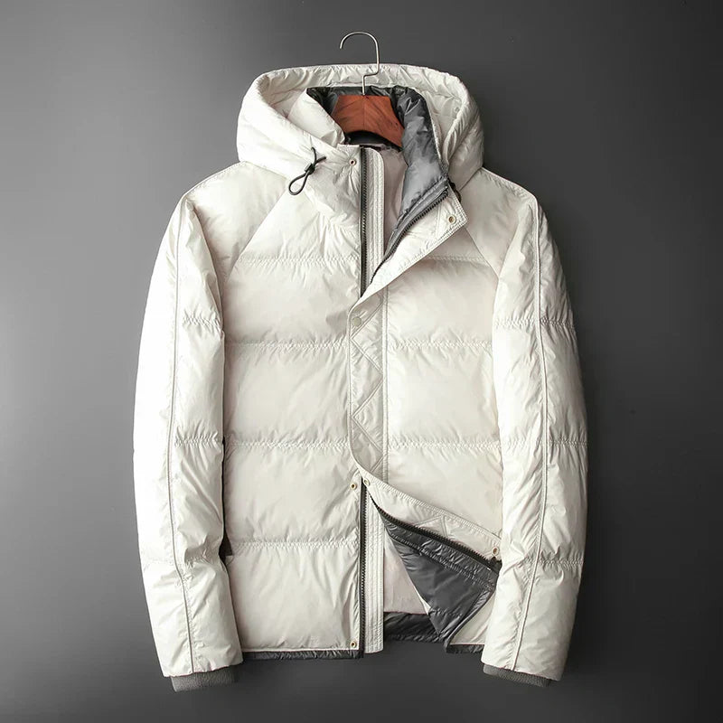 Kapuzenpullover Modern Kontrastfarben