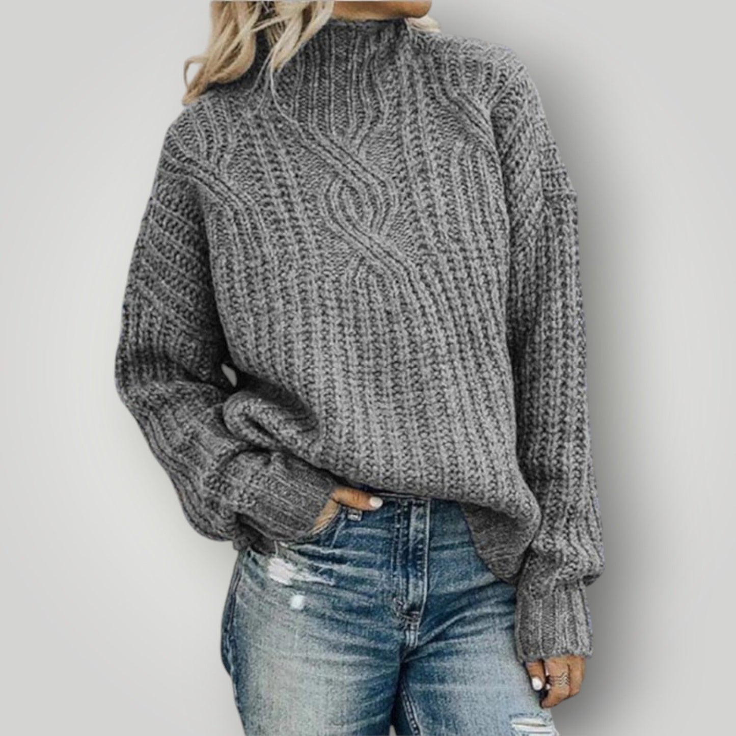 Damen Strickpulli Warm & Stylish