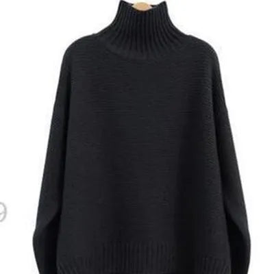 Große Rollkragenpullover Damen Weich & Bequem