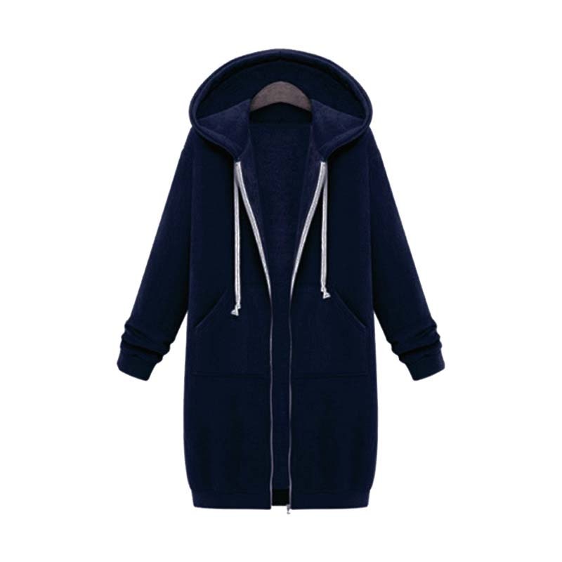 Stylish Sweatjacke Damen Lang