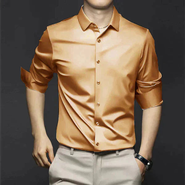 Herren Oxford Hemd Knitterfrei Elegant