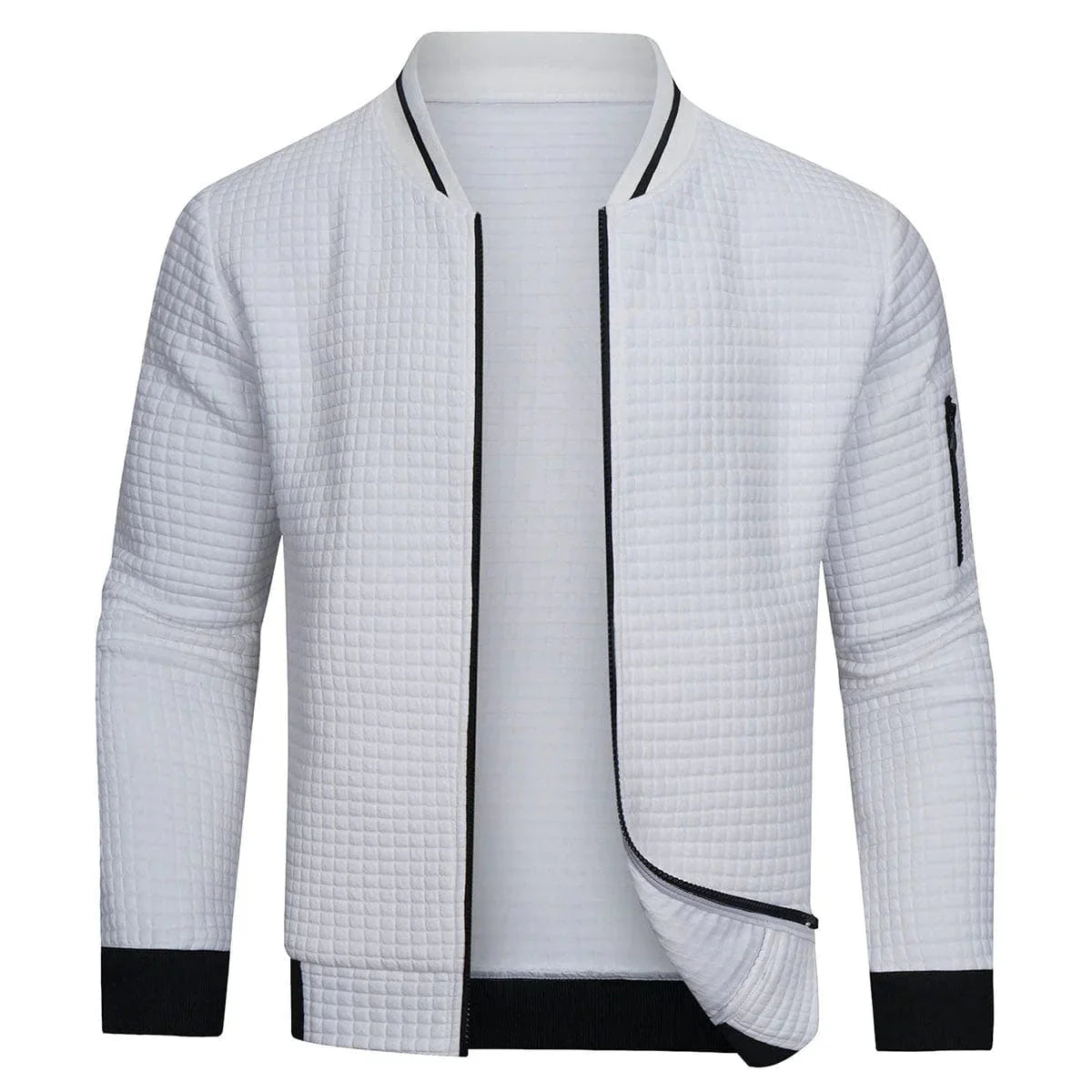 Herren Cardigan Langarm Reißverschluss Freizeitmode