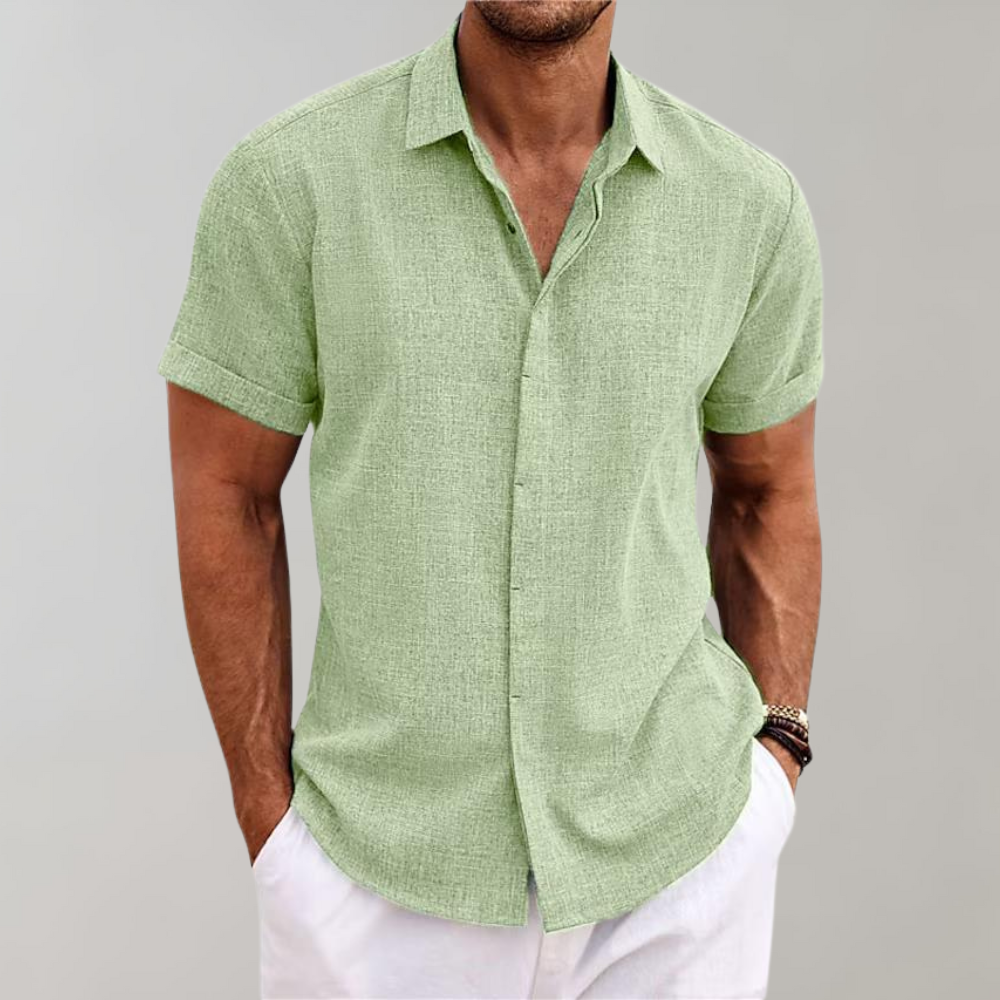 Herren Poloshirt Sommer Kurzarm Elegant