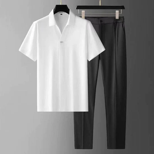 Herren Set Casual T-Shirt und Joggerhose