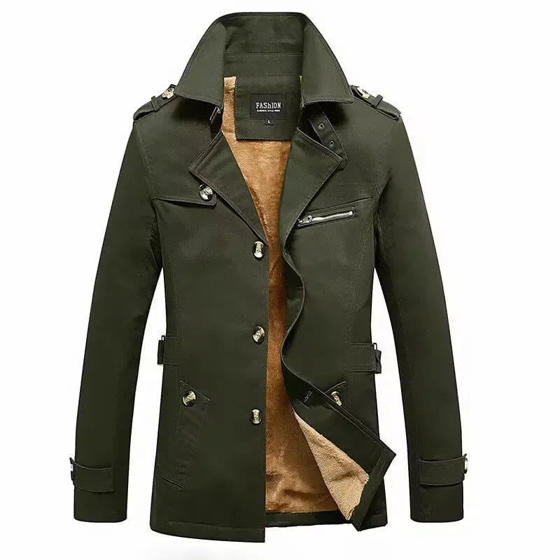 Stylischer Wintermantel mit Umlegekragen