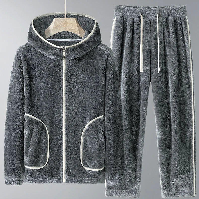 Weiche Fleece Hoodie Sets Damen
