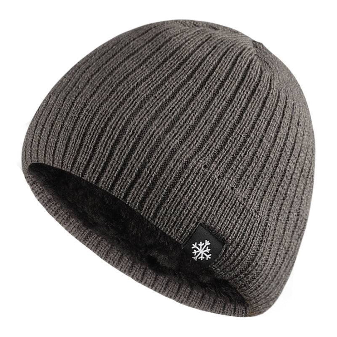 Herren Strickmütze Warm Fleece Winter