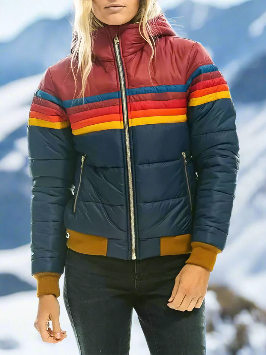 Wintersport Mantel Frauen Plüsch Warm