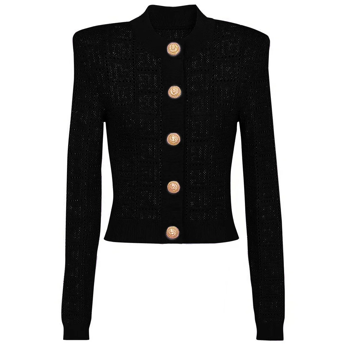 Damenschaljacke Rundhals Elegant