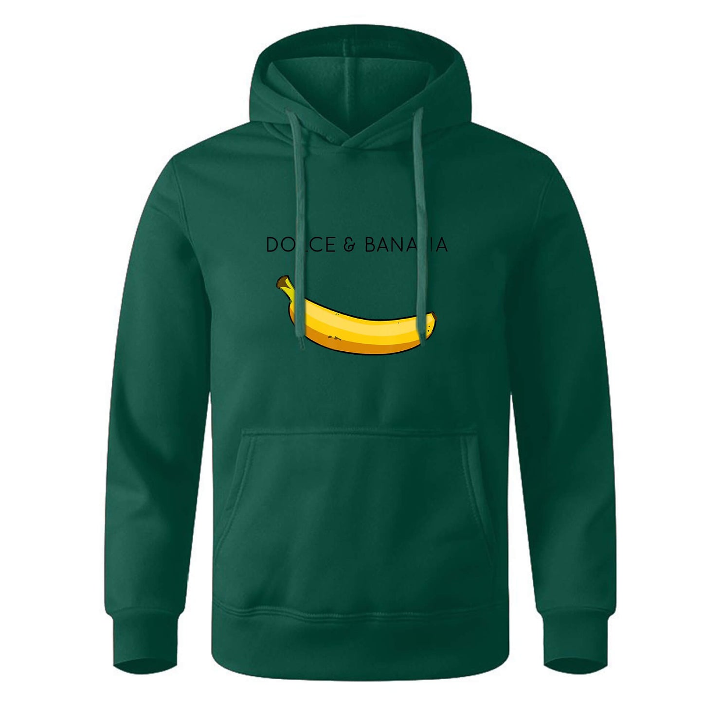Herren Hoodie mit Känguru Tasche Bananen Design