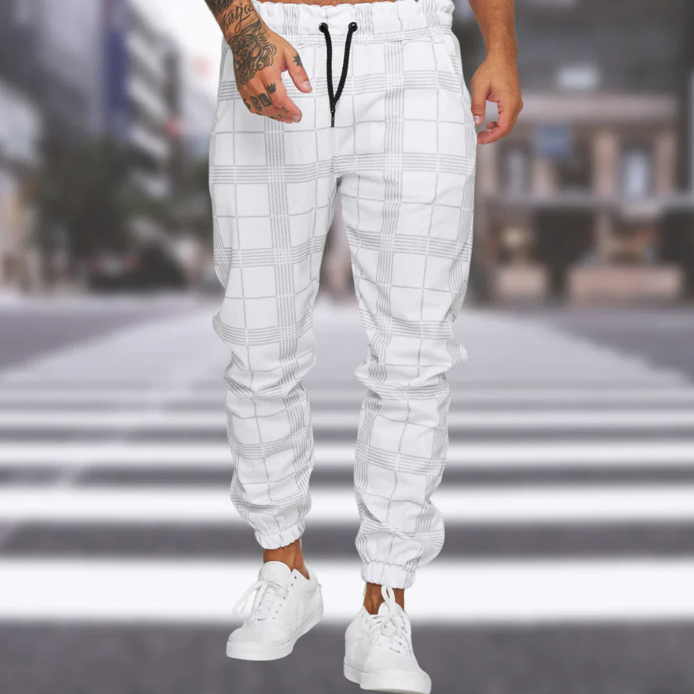 Herrenhose Karo Modern Stylish