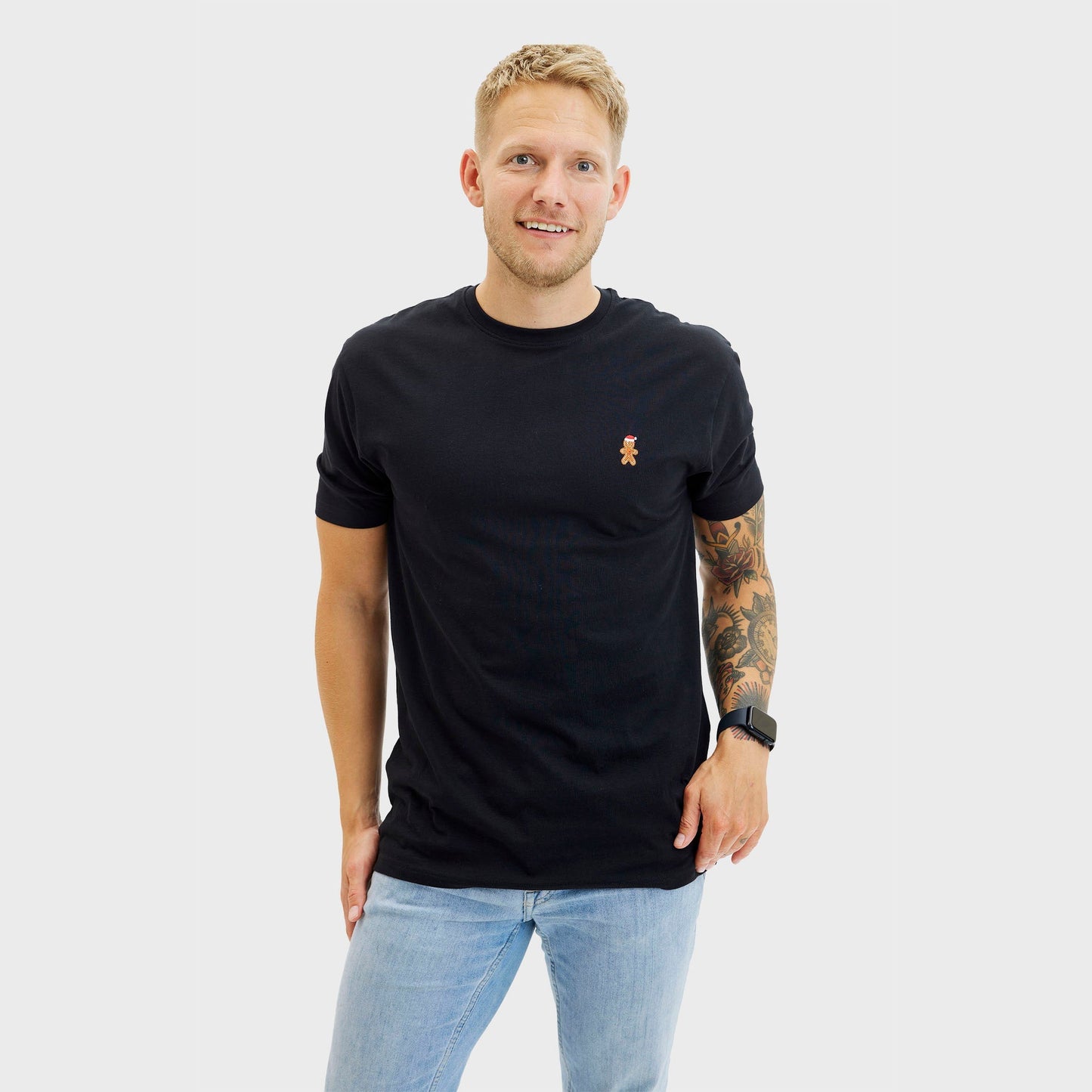 Weihnachts T-Shirt für Herren Schwarz Geschenkidee - IdealeKleiden