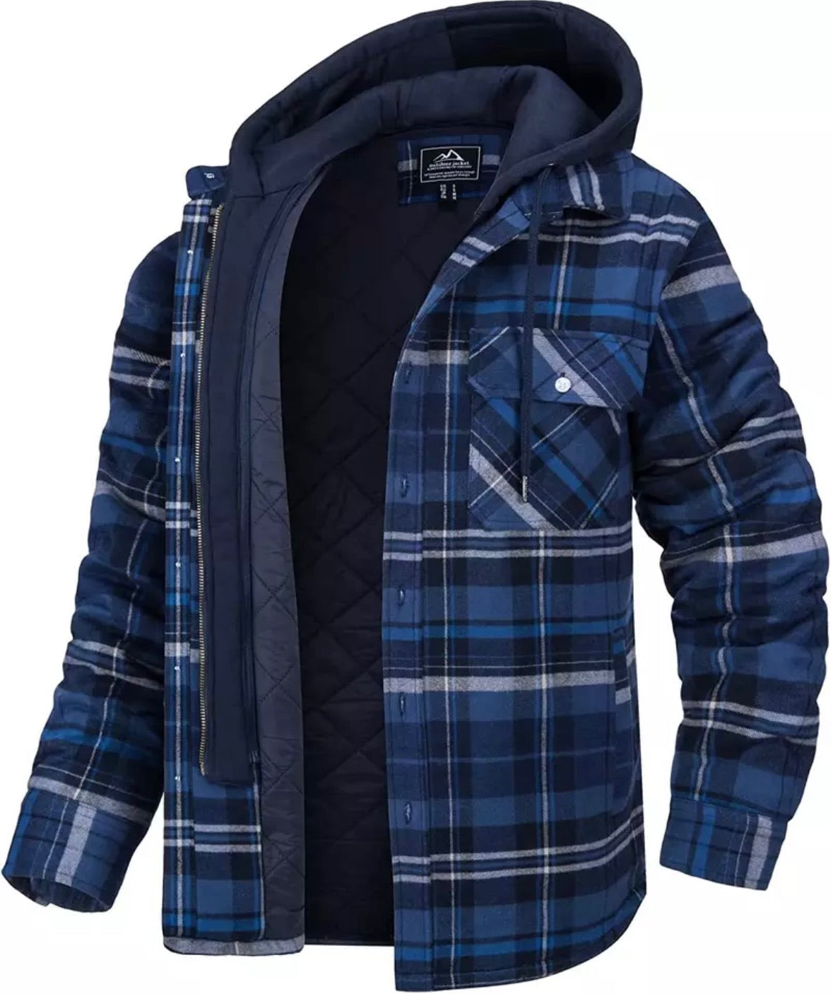 Karo Herrenjacke Warm Winter