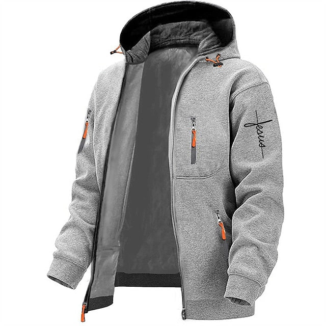Herren Fleecejacke Mit Reißverschluss Warm