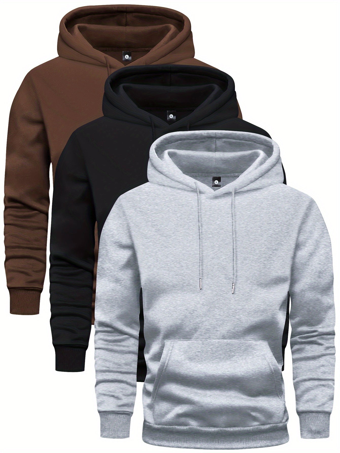 Kapuzenpullover Herren Warm Isoliert