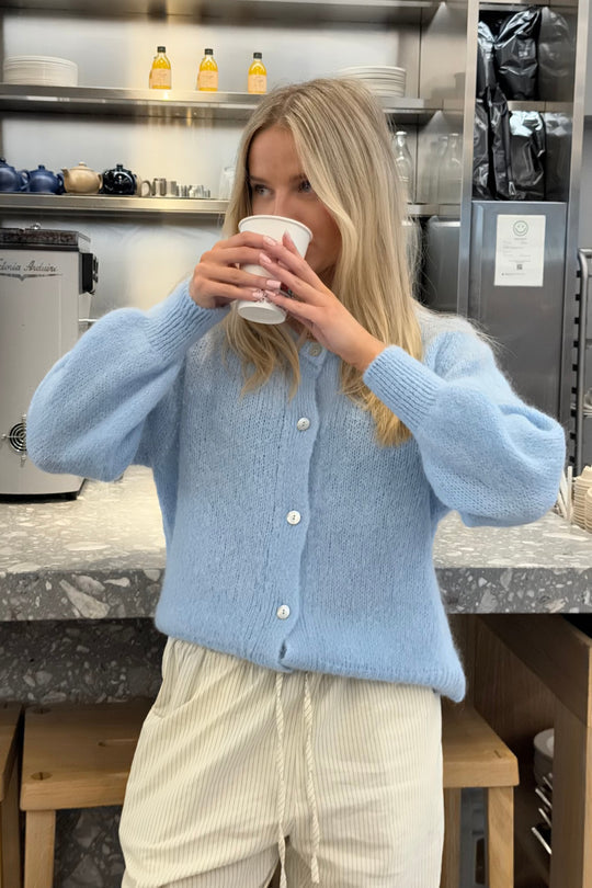 Damen Cardigan Klassisch Stricken Langärmlig