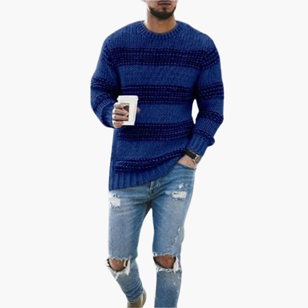 Grobstrick Pullover Norweger Stil Winter