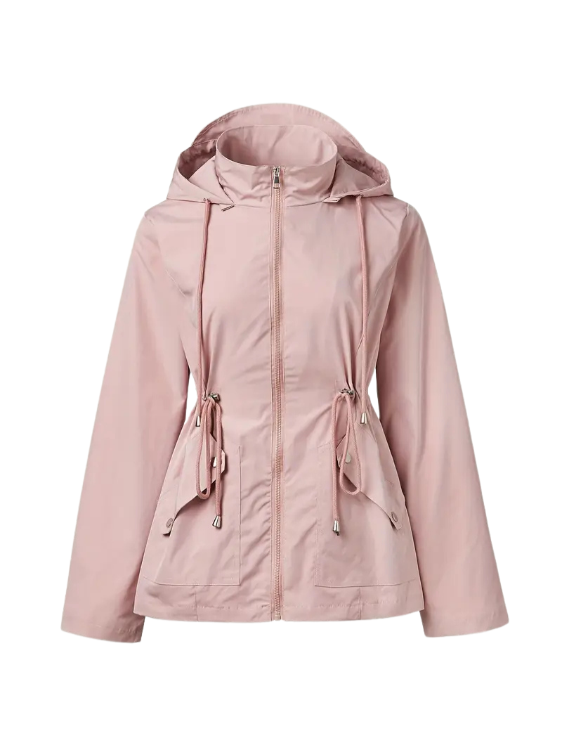 Moderne Regenjacke Frauen Wasserdicht