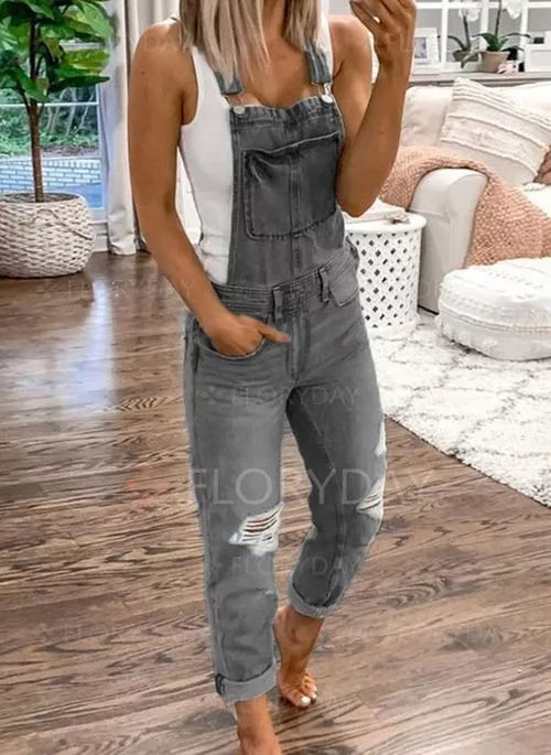 LISBETH - Frauen Latzhose Modern Stretch