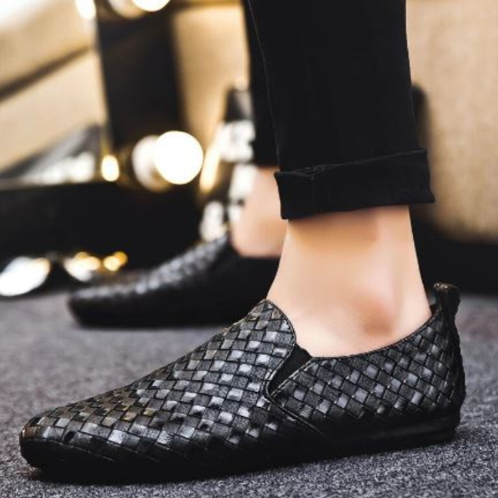 Lederschlüpfer Schuhe Bequem Elegant Männer