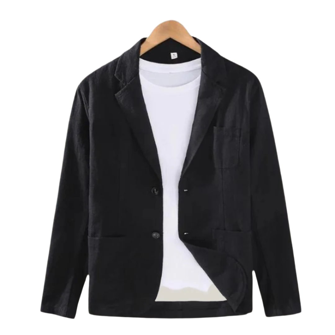 Leinenblazer Sommer - Lässiger Herrenblazer Beige