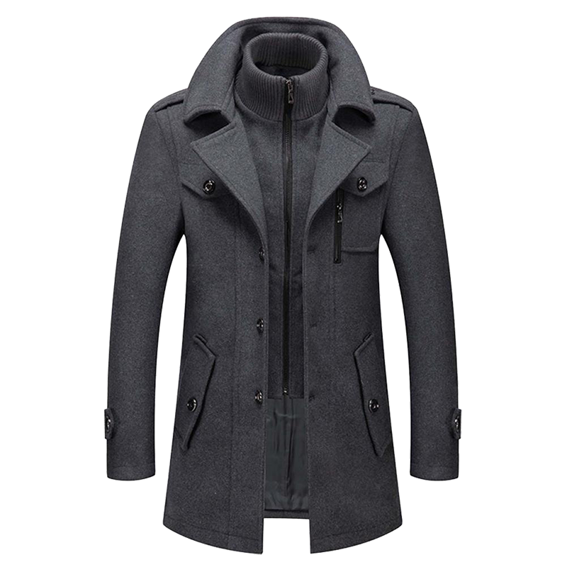 Stylischer Herren Wintermantel Klassisches Design