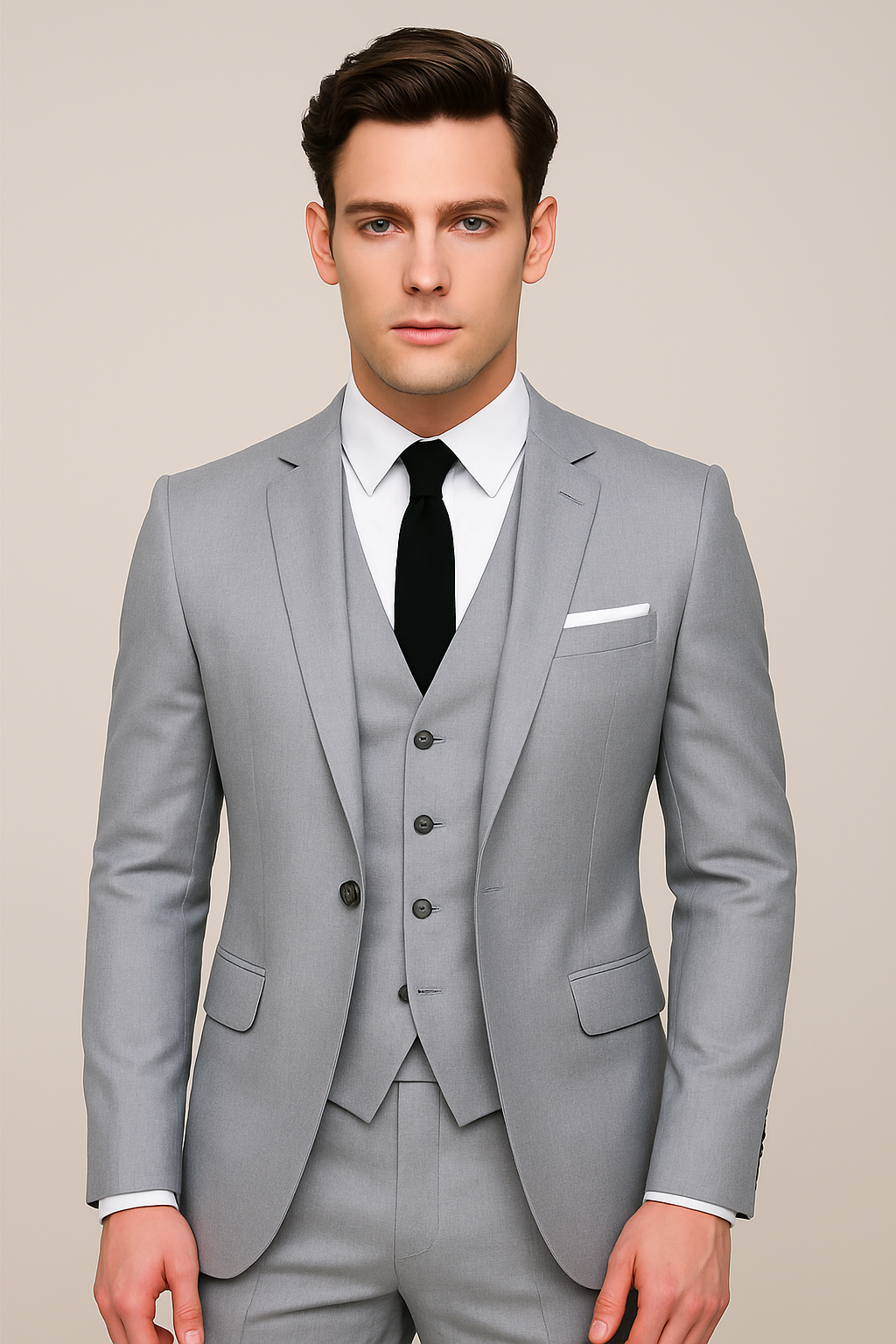 Eleganter Herren Anzug Frühjahr Stil