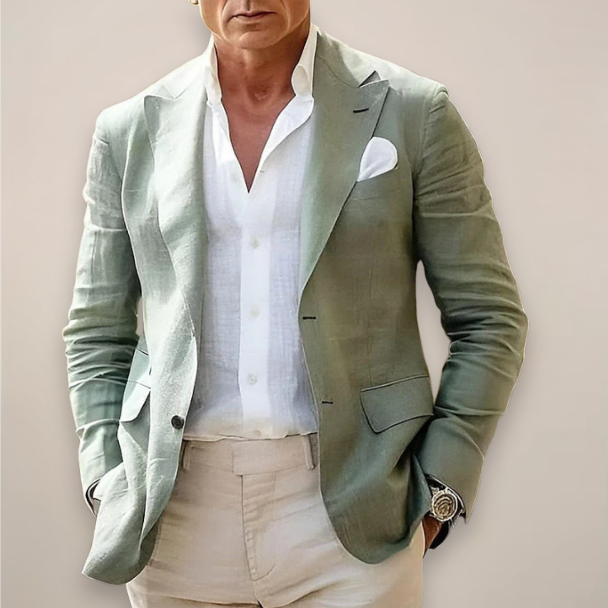 Herren Blazer Leicht Modern Freizeitlook