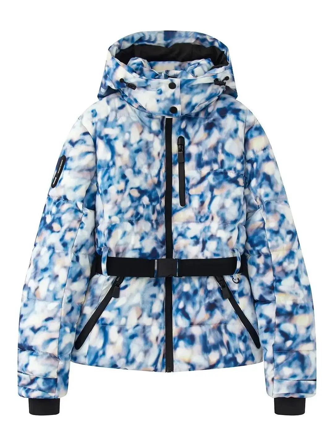 Stylische Skijacke Damen Taillenlook