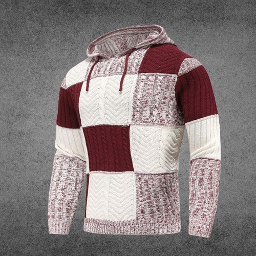 Kapuzenpullover Warm Wolle Herren