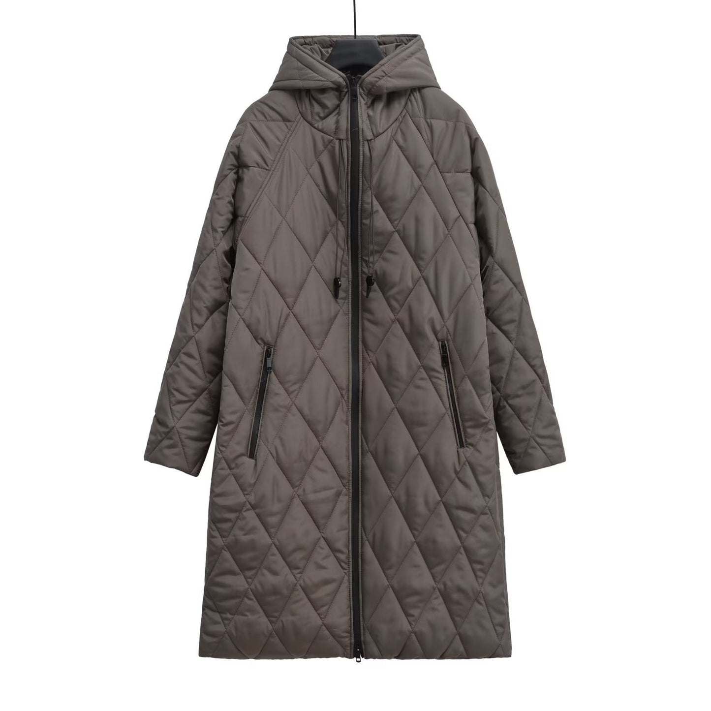 Stylische Pufferjacke Diamant Effekt