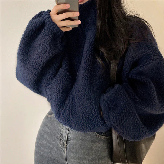 Winterjacke Damen Warm Isoliert Reißverschluss