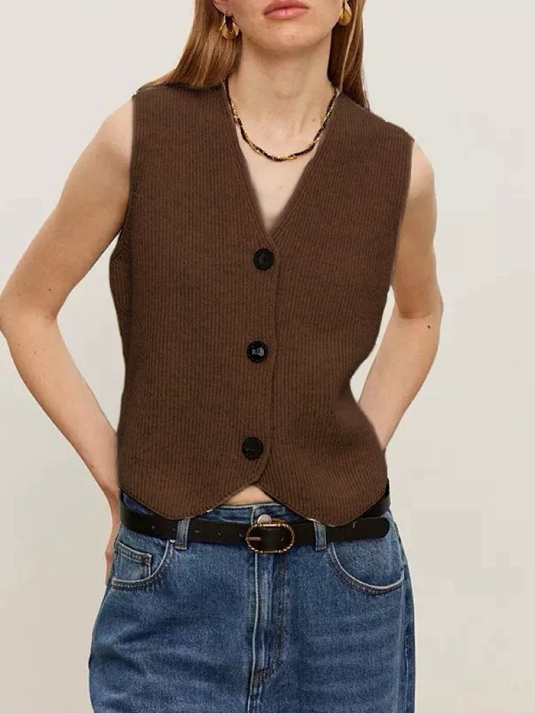 Damen Strickweste Weich Nachhaltig