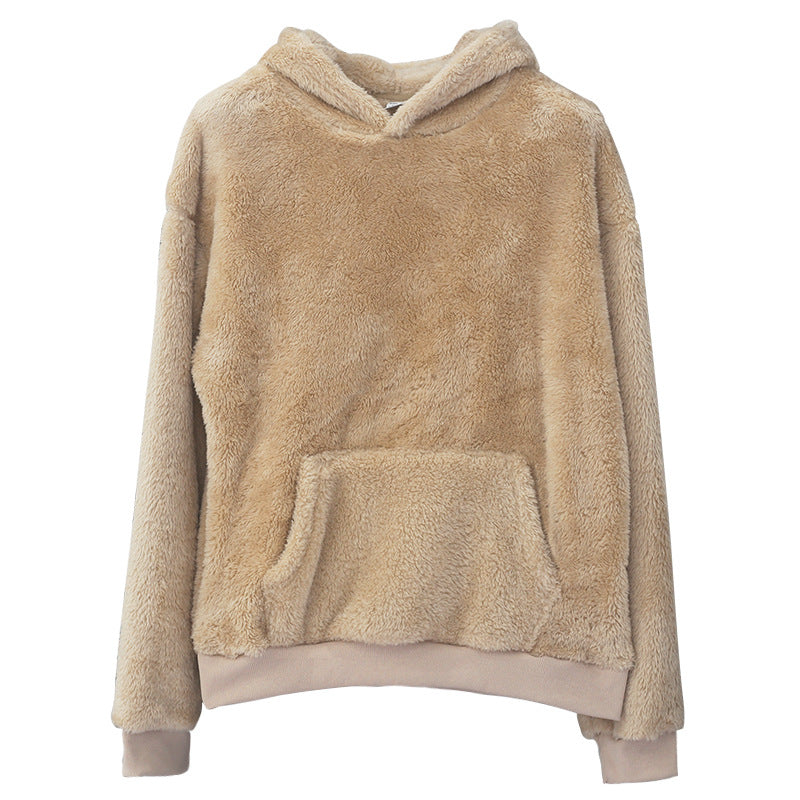 Herren Fleece Hoodie Weich Bequem
