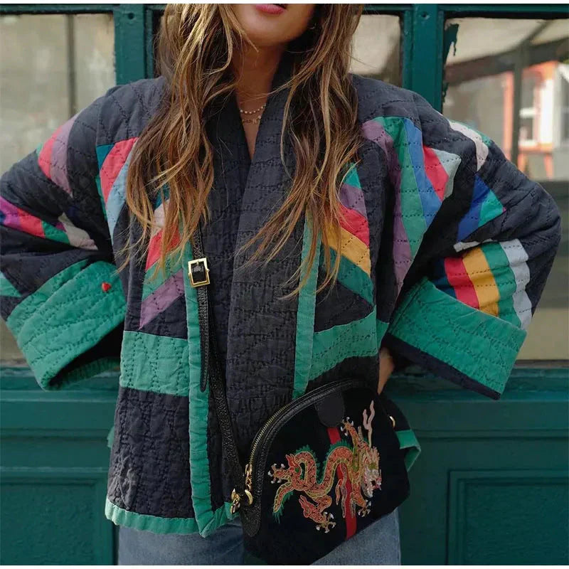 Gestepptes Oversized Jackett Frauen - IdealeKleiden