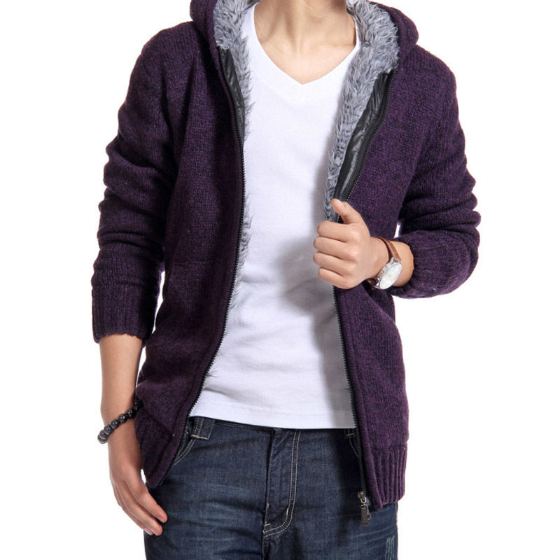Herren Strickjacke Weich Bequem Innenfutter
