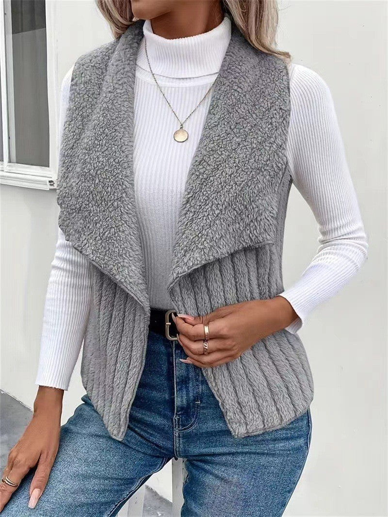 Damensweater Weich Kapuze Abnehmbar