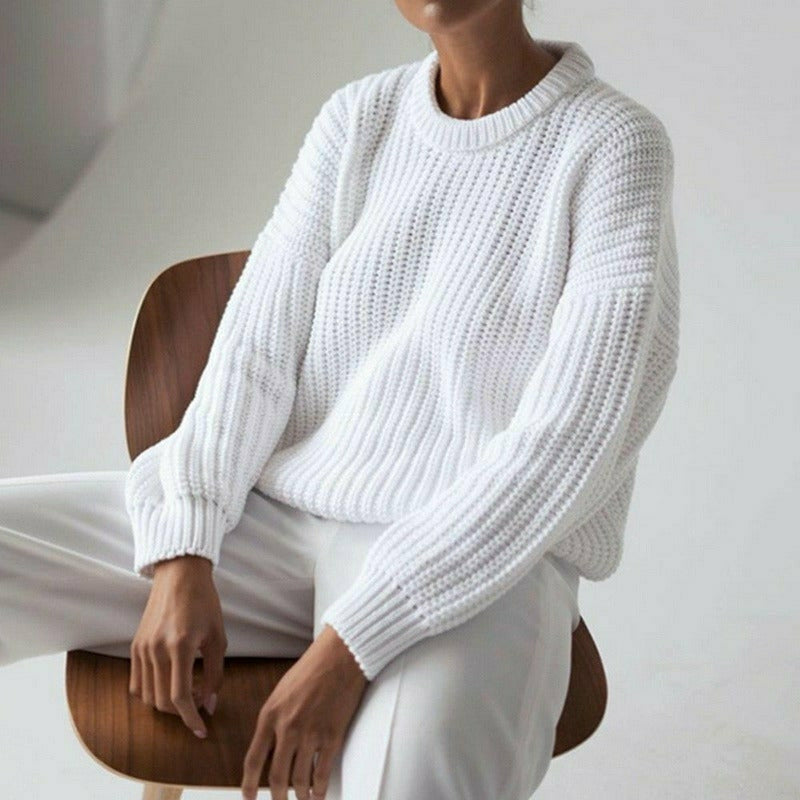 Elegante Damenkleidung | Weicher Pullover Hochwertig Verarbeitet