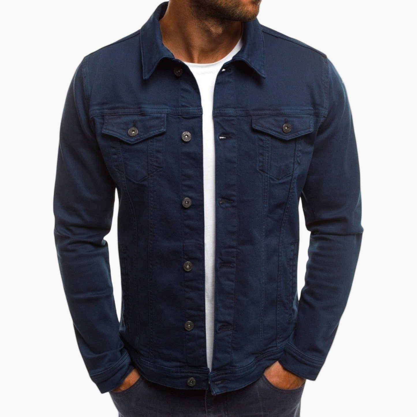 Modische Jeansjacke Slim Fit - Eleganter Alltagslook