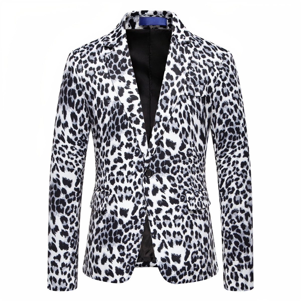 Herren Blazer Slim Fit Wildmuster Elegant