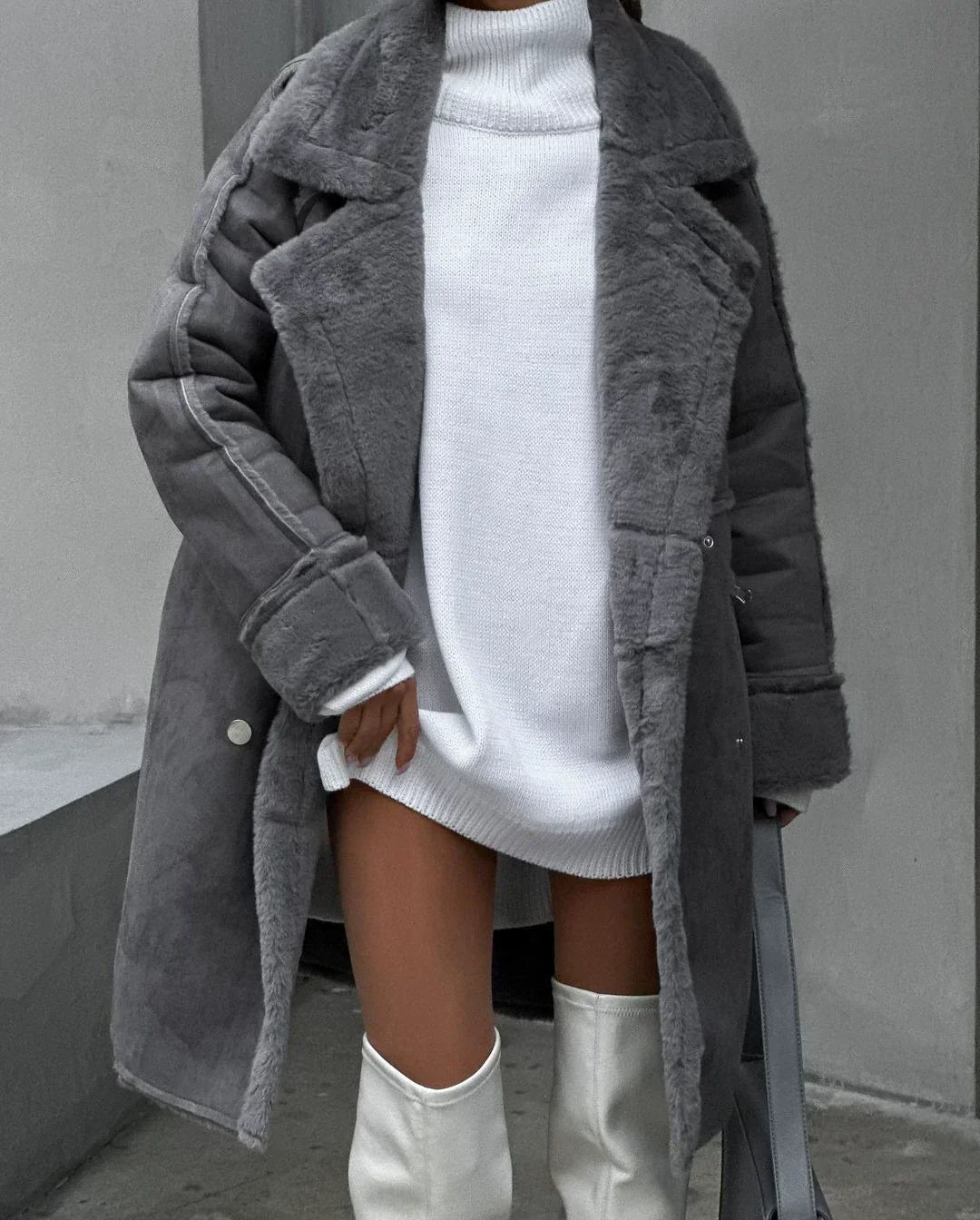 Damen Wintermantel Lang Warm Veritable Coat