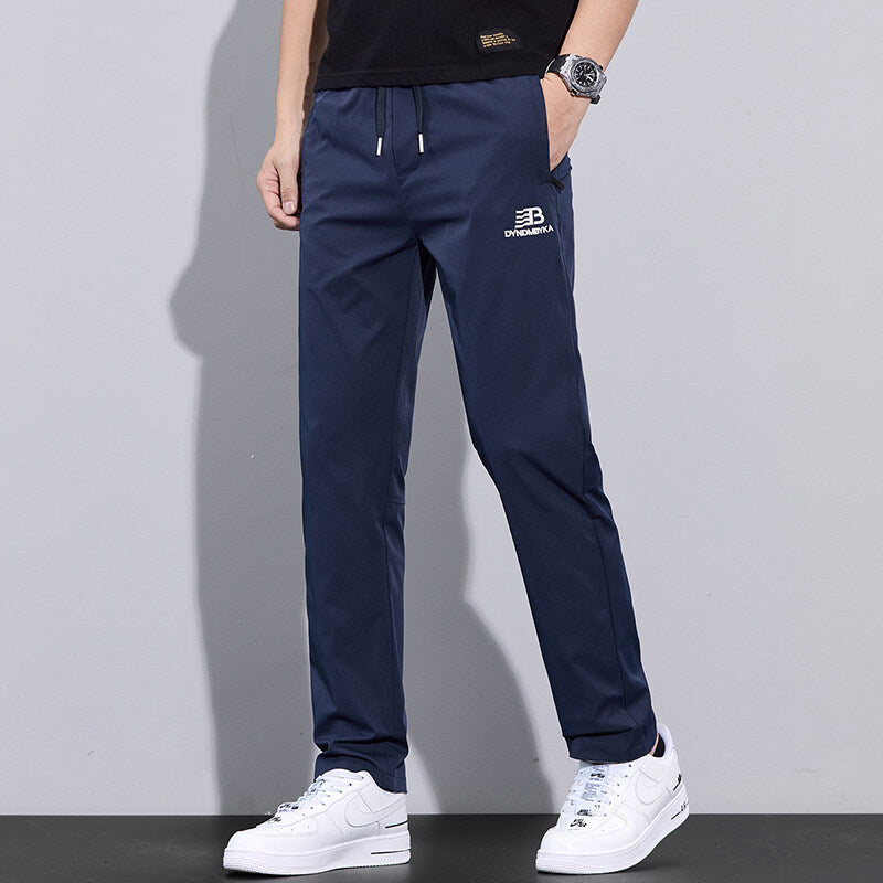 Herren Sport Hose Freizeit Bequem Reißverschluss