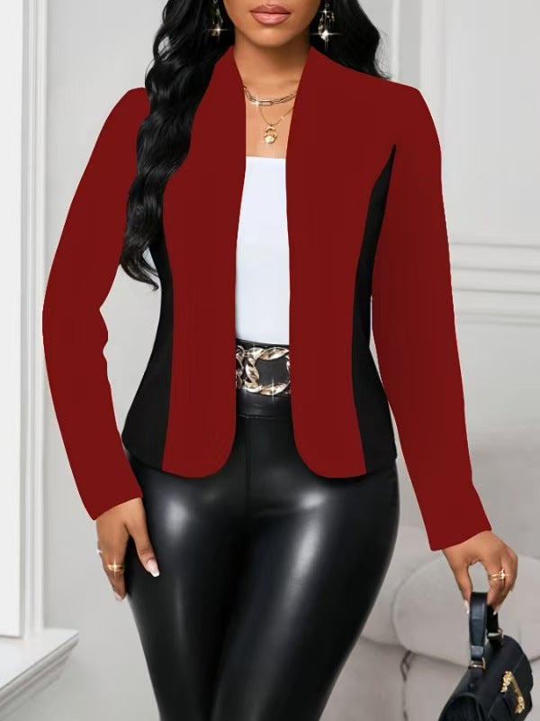 Damen Blazerjacke Modern Chic Farbblock
