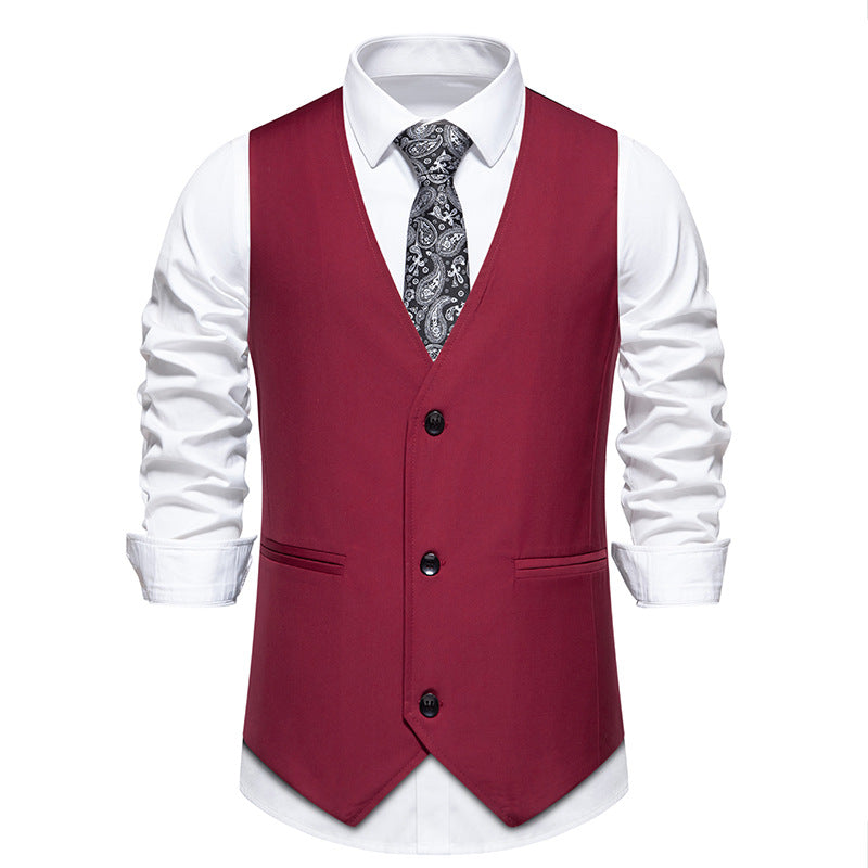 Herren Anzugweste Slim Fit Modern Design