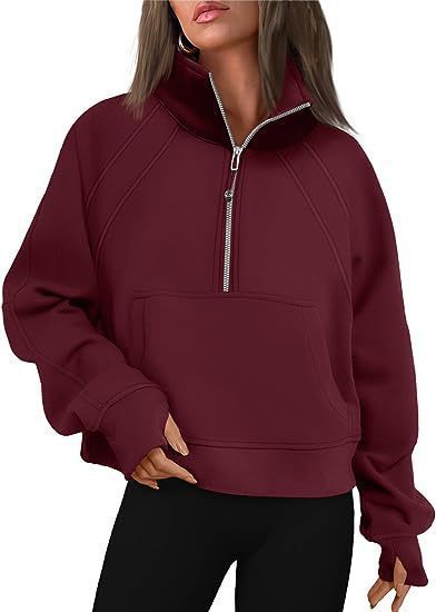 Damen Sweat Pullover Kapuze Kängurutasche Bequem