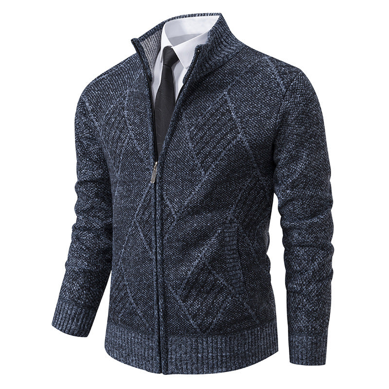 Herren Strickjacke Slim Fit Modernes Design
